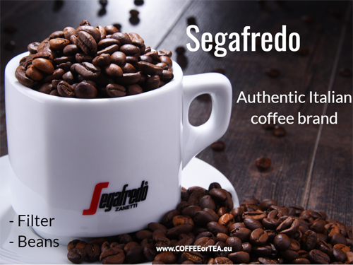 Segafredo Intermezzo café en grains, Segafredo Selezione ORO café en grains,  Segafredo casa café en grains, Segafredo Horeca café en grains